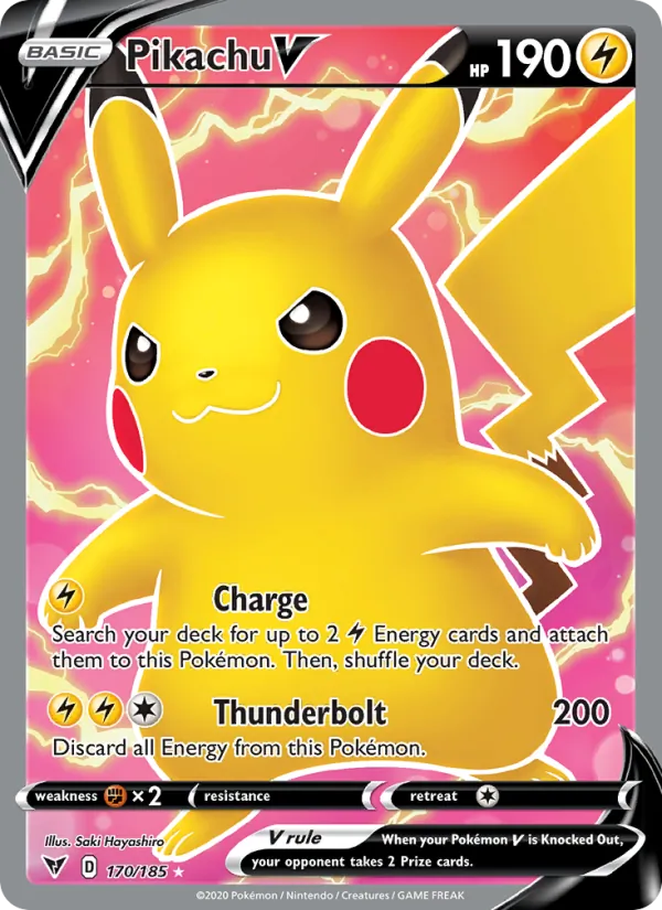 170 Pikachu V – Vivid Voltage