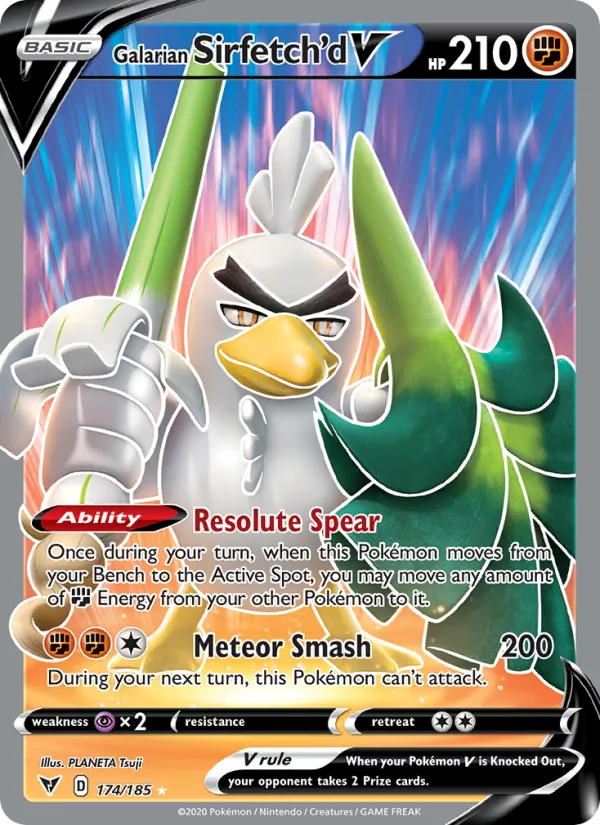 174 Galarian Sirfetch'd V – Vivid Voltage