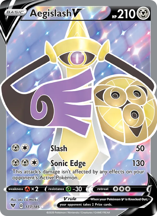 177 Aegislash V – Vivid Voltage