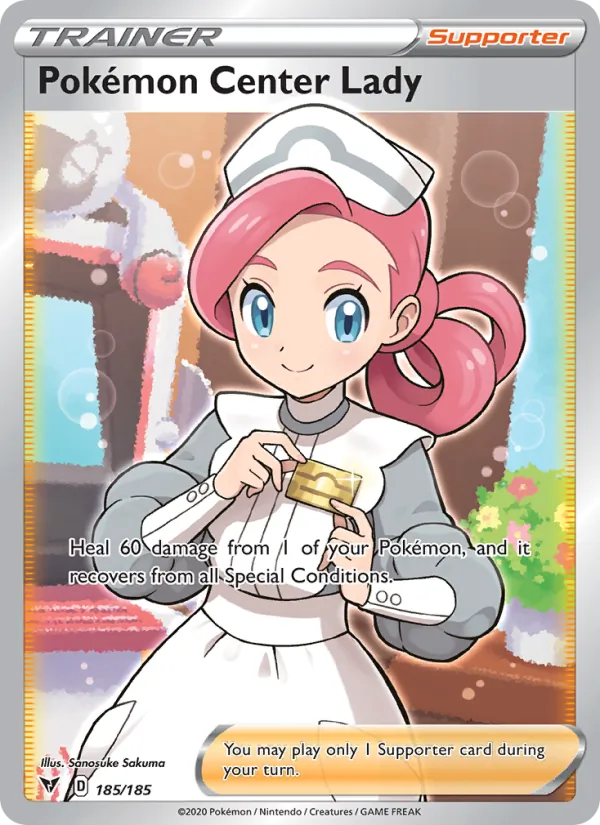 185 Pokémon Center Lady – Vivid Voltage