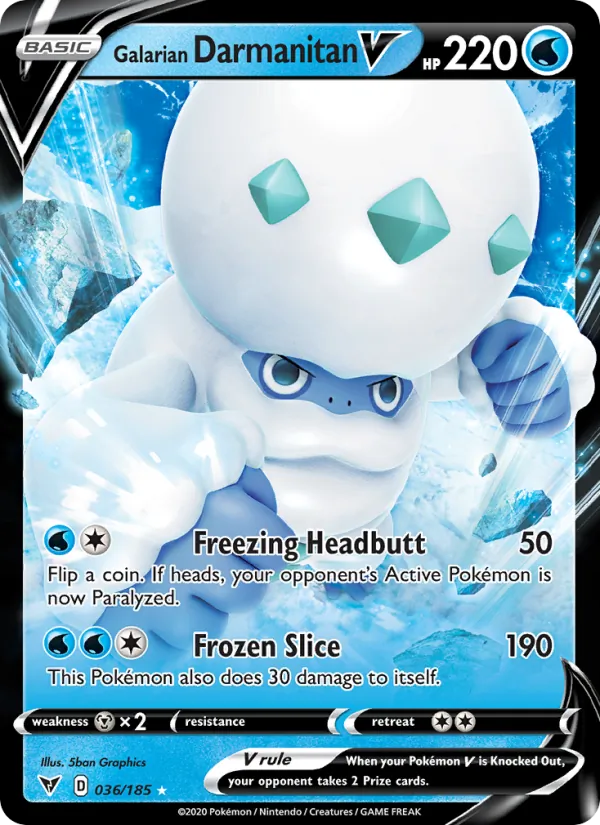36 Galarian Darmanitan V – Vivid Voltage
