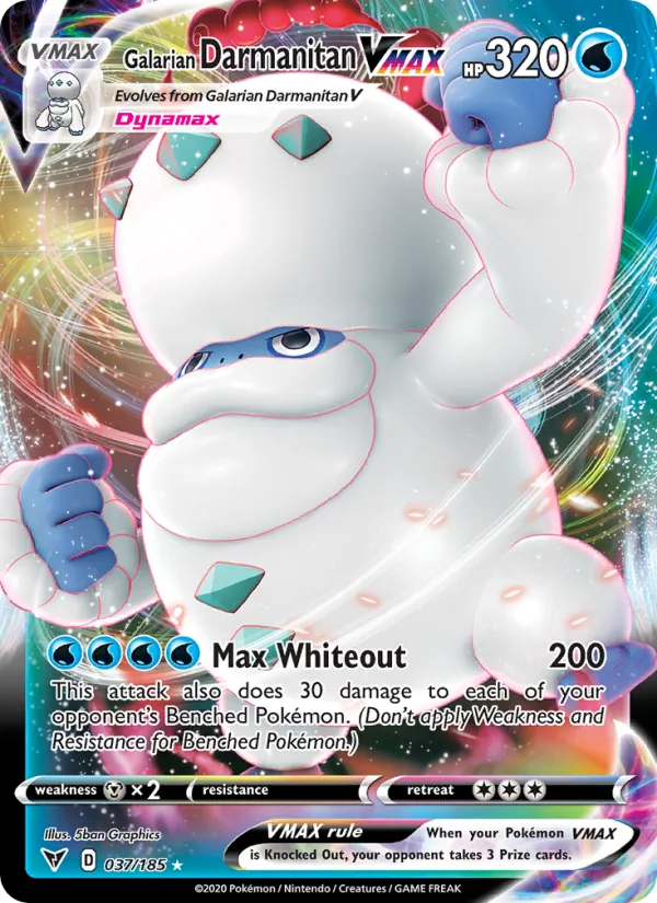 37 Galarian Darmanitan VMAX – Vivid Voltage