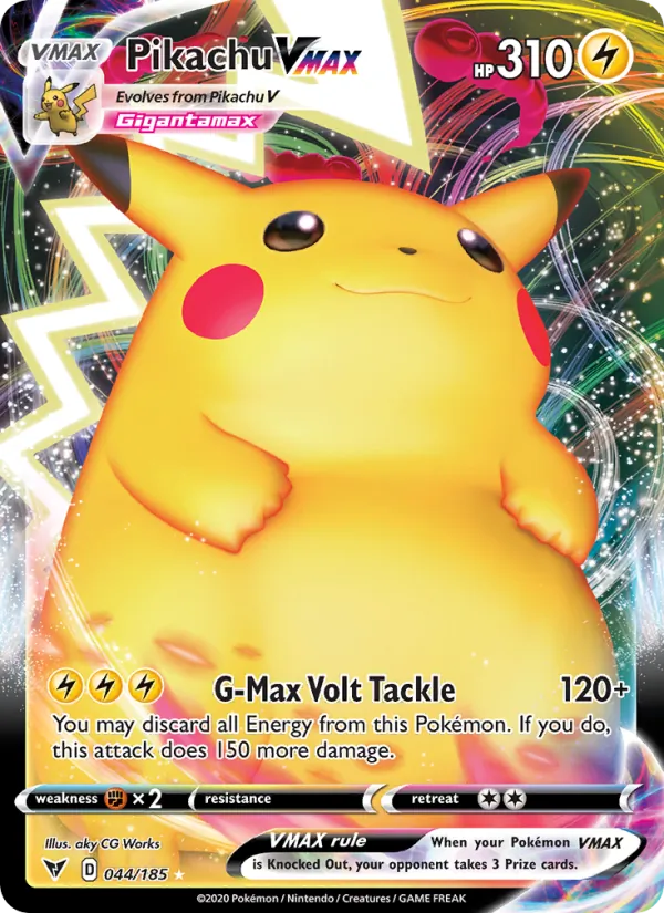 44 Pikachu VMAX – Vivid Voltage