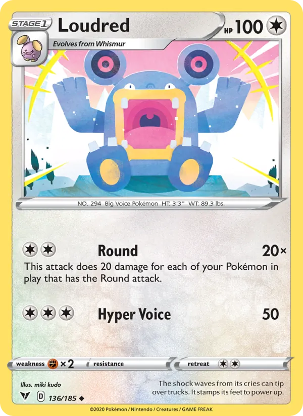 136-RH Loudred – Vivid Voltage