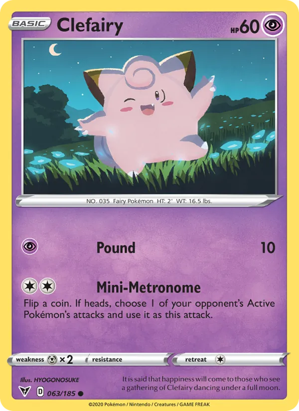 63-RH Clefairy – Vivid Voltage