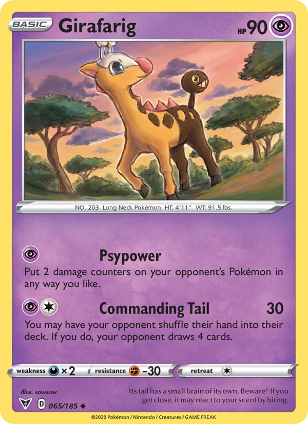 65-RH Girafarig – Vivid Voltage