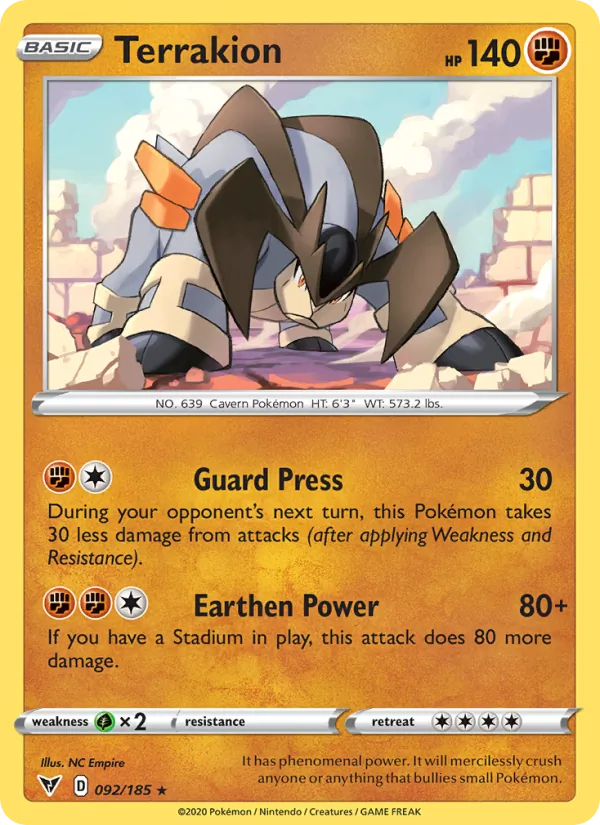 92-RH Terrakion – Vivid Voltage