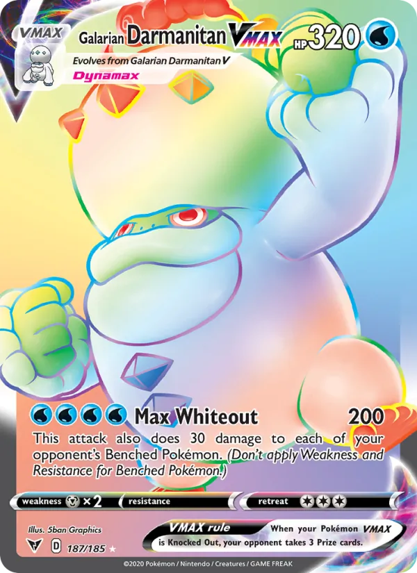 187 Galarian Darmanitan VMAX – Vivid Voltage