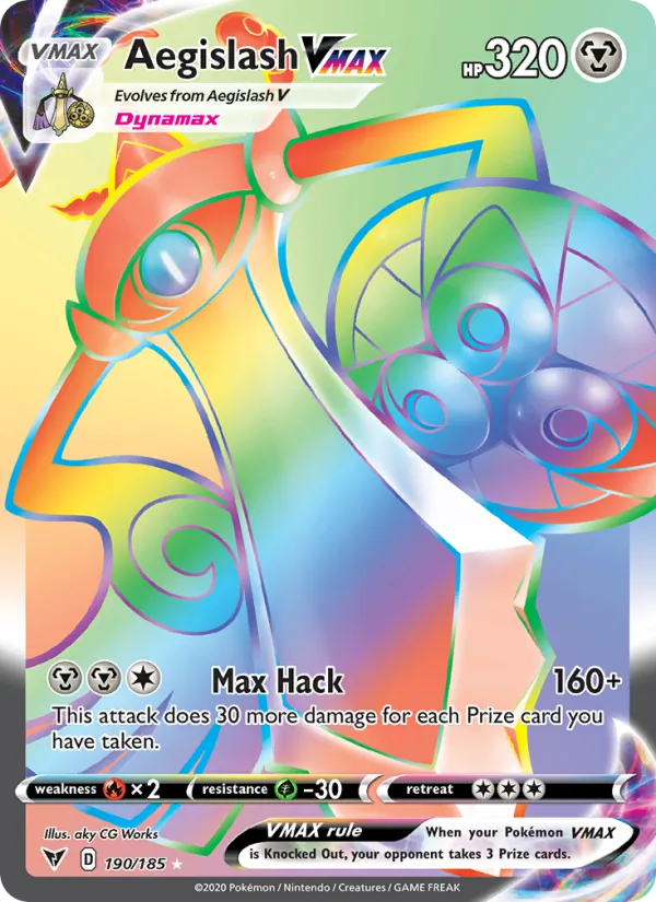 190 Aegislash VMAX – Vivid Voltage
