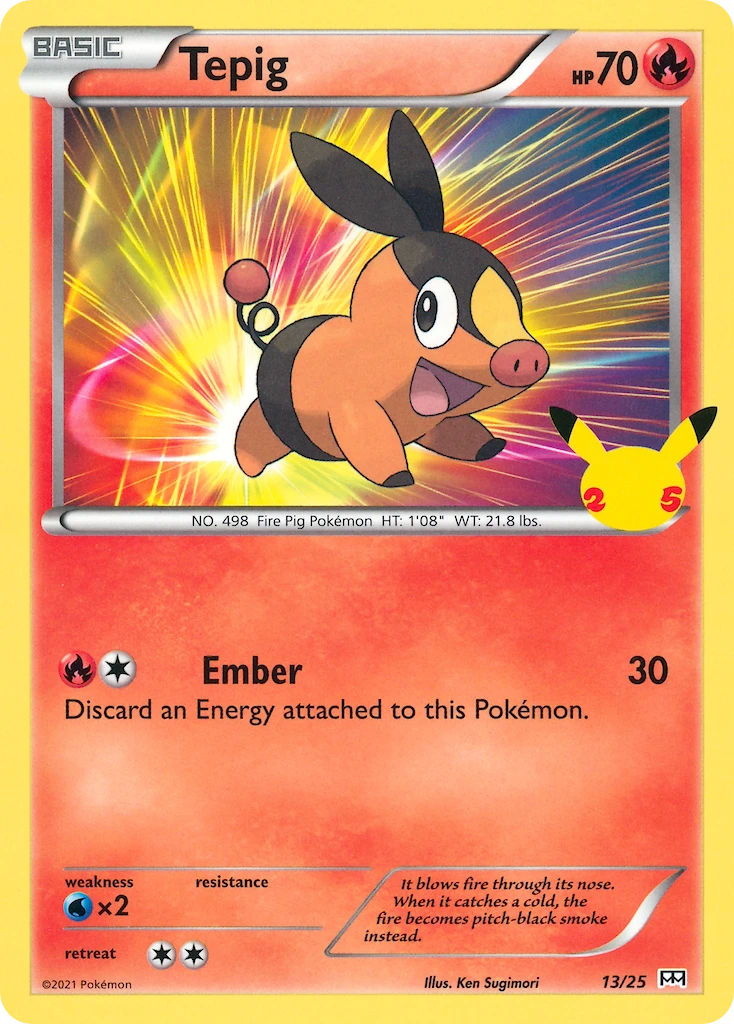 13 Tepig – McDonald's Collection 2021