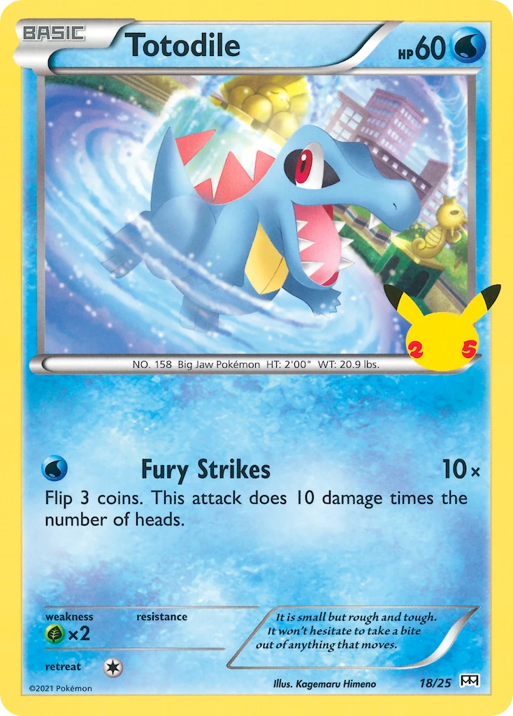 18 Totodile – McDonald's Collection 2021