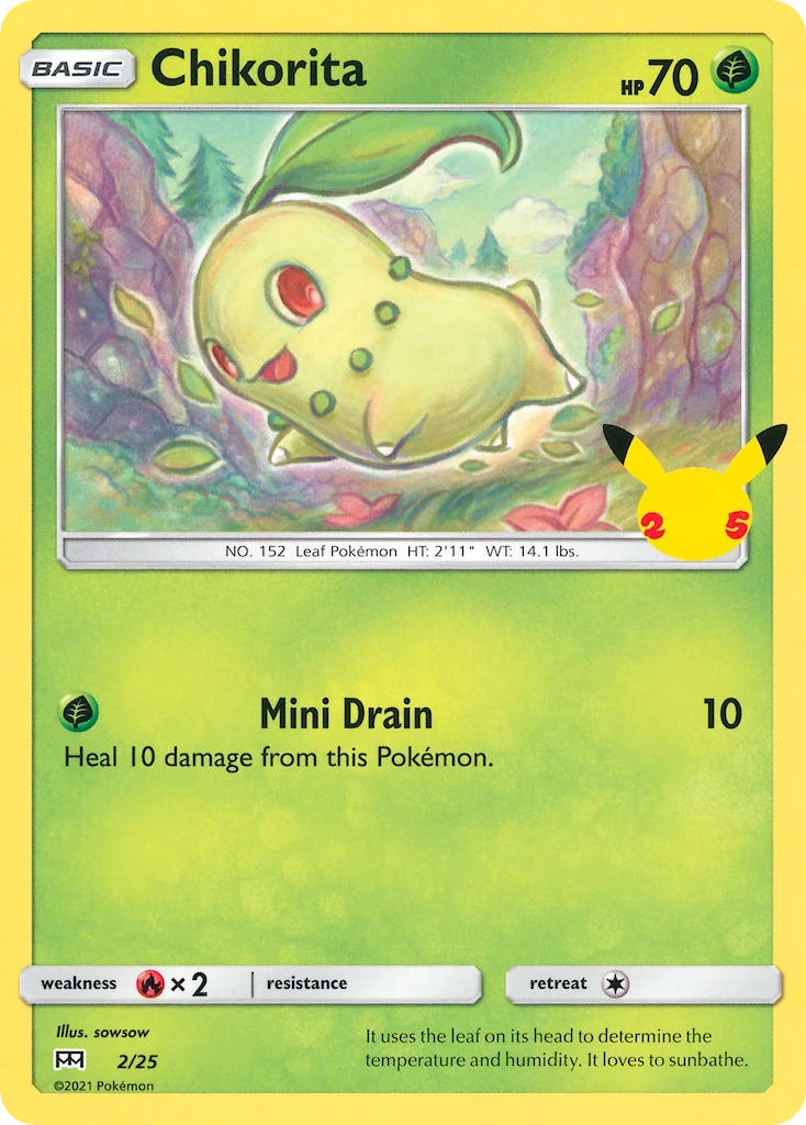 2 Chikorita – McDonald's Collection 2021