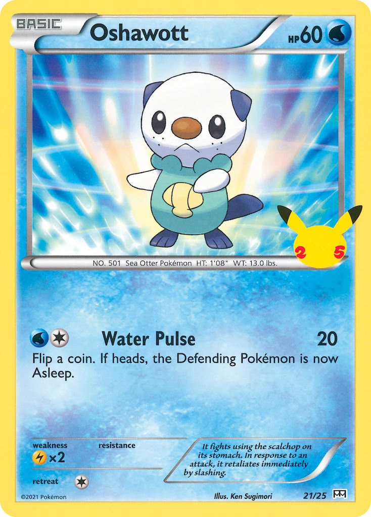 21 Oshawott – McDonald's Collection 2021
