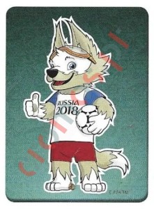 u2 Mascot 2 – FIFA World Cup Russia 2018 Panini
