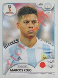 279 Marcos Rojo – FIFA World Cup Russia 2018 Panini