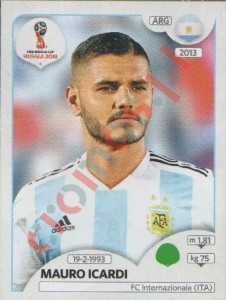 287 Mauro Icardi – FIFA World Cup Russia 2018 Panini