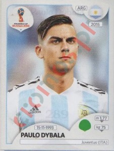 289 Paulo Dybala – FIFA World Cup Russia 2018 Panini