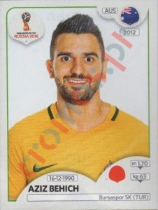 218 Aziz Behich – FIFA World Cup Russia 2018 Panini