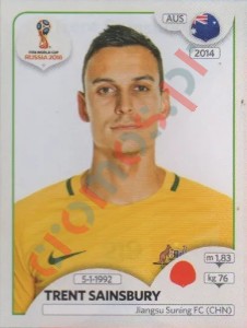 219 Trent Sainsbury – FIFA World Cup Russia 2018 Panini
