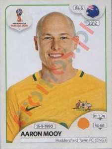 222 Aaron Mooy – FIFA World Cup Russia 2018 Panini