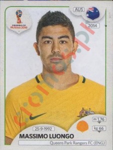 225 Massimo Luongo – FIFA World Cup Russia 2018 Panini