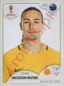 226 Jackson Irvine – FIFA World Cup Russia 2018 Panini