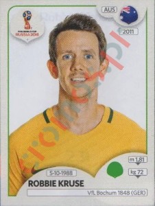 231 Robbie Kruse – FIFA World Cup Russia 2018 Panini