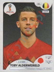 515 Toby Alderweireld – FIFA World Cup Russia 2018 Panini