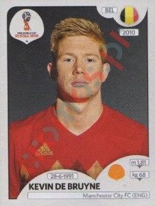 522 Kevin De Bruyne – FIFA World Cup Russia 2018 Panini