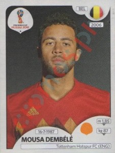 525 Mousa Dembélé – FIFA World Cup Russia 2018 Panini