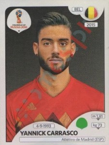 528 Yannick Carrasco – FIFA World Cup Russia 2018 Panini