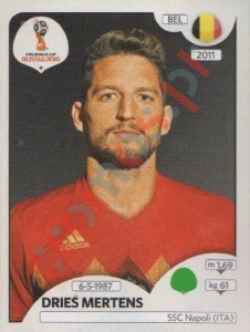 529 Dries Mertens – FIFA World Cup Russia 2018 Panini
