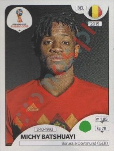 530 Michy Batshuayi – FIFA World Cup Russia 2018 Panini