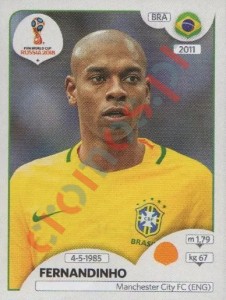 363 Fernandinho – FIFA World Cup Russia 2018 Panini