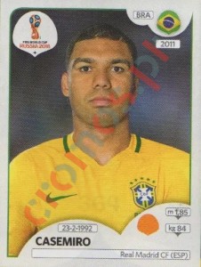 364 Casemiro – FIFA World Cup Russia 2018 Panini