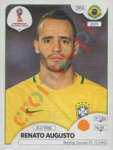 365 Renato Augusto – FIFA World Cup Russia 2018 Panini