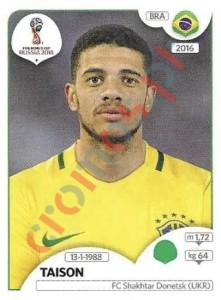 366x Taison – FIFA World Cup Russia 2018 Panini