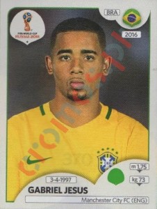370 Gabriel Jesus – FIFA World Cup Russia 2018 Panini