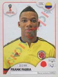 637 Frank Fabra – FIFA World Cup Russia 2018 Panini
