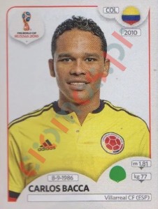 648 Carlos Bacca – FIFA World Cup Russia 2018 Panini