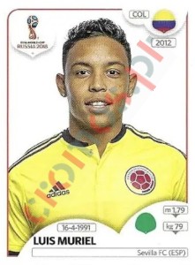 650x Luis Muriel – FIFA World Cup Russia 2018 Panini