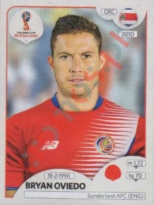 397 Bryan Oviedo – FIFA World Cup Russia 2018 Panini
