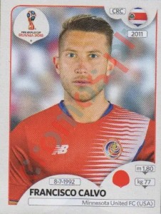 398 Francisco Calvo – FIFA World Cup Russia 2018 Panini