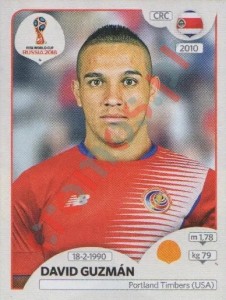407 David Guzmán – FIFA World Cup Russia 2018 Panini