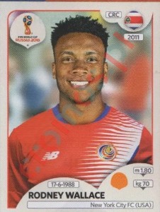 408 Rodney Wallace – FIFA World Cup Russia 2018 Panini