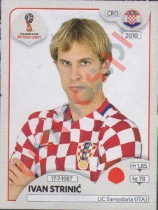 316 Ivan Strinić – FIFA World Cup Russia 2018 Panini