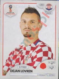 317 Dejan Lovren – FIFA World Cup Russia 2018 Panini