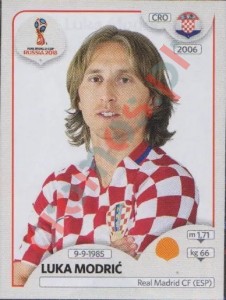 322 Luka Modrić – FIFA World Cup Russia 2018 Panini