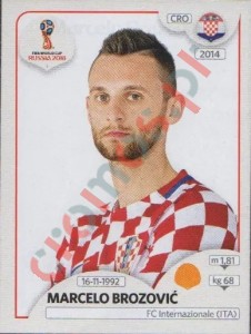 323 Marcelo Brozović – FIFA World Cup Russia 2018 Panini