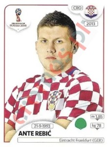325x Ante Rebić – FIFA World Cup Russia 2018 Panini